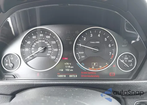 2013 BMW 328I xDrive из США, поврежденный, VIN WBA3B5G5XDNS02128